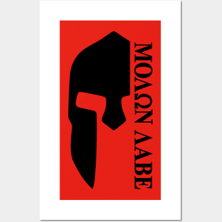 Mod.34 Molon Labe Greek Spartan Posters and Art